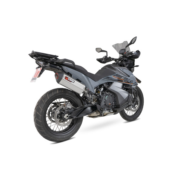 Scorpion Exhaust KTM Adventure 890 / Adventure 890 R 2021 - 2023 Serket Parallel Slip-on Stainless Steel Sleeve
